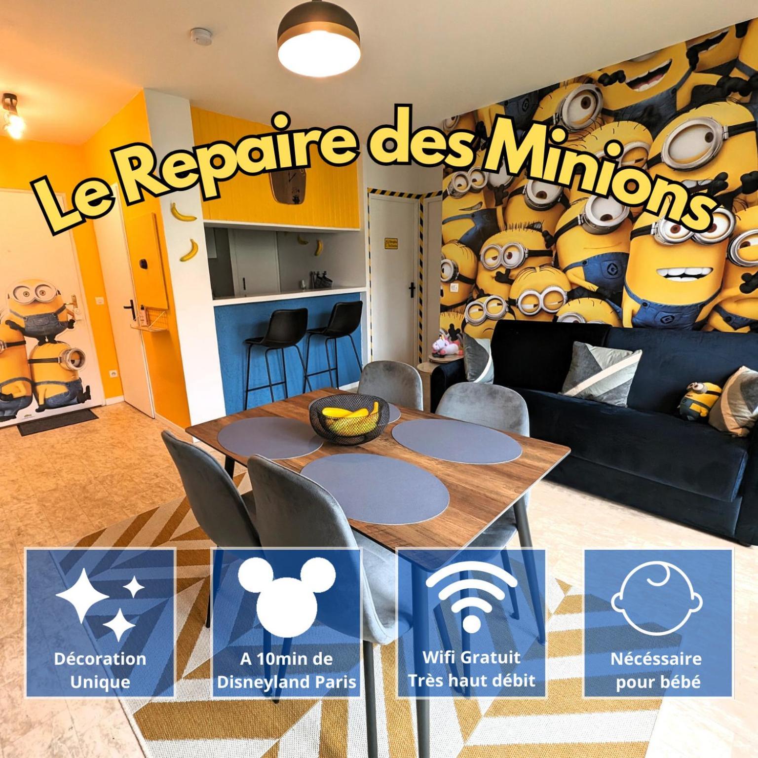Le Repaire Des Minions - 10' Disney - Familial Bailly-Romainvilliers Kültér fotó